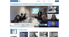 Desktop Screenshot of cooperazione.tv